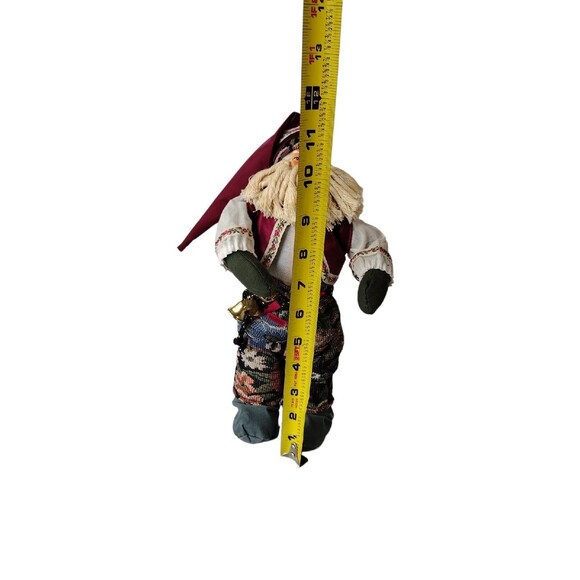 VTG Santa Claus Standing Christmas Figurine Bendable Mantel Decoration Taiwan - Picture 7 of 8